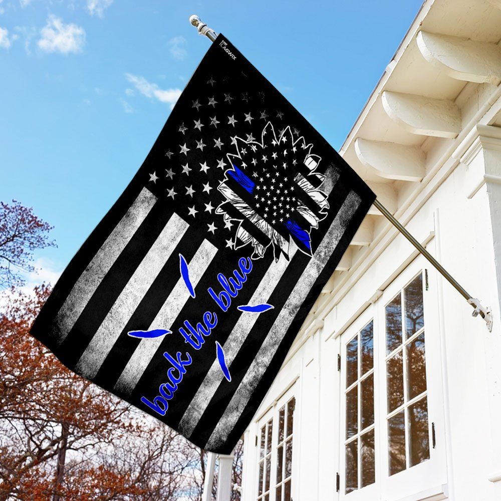 Back The Blue Police Flag