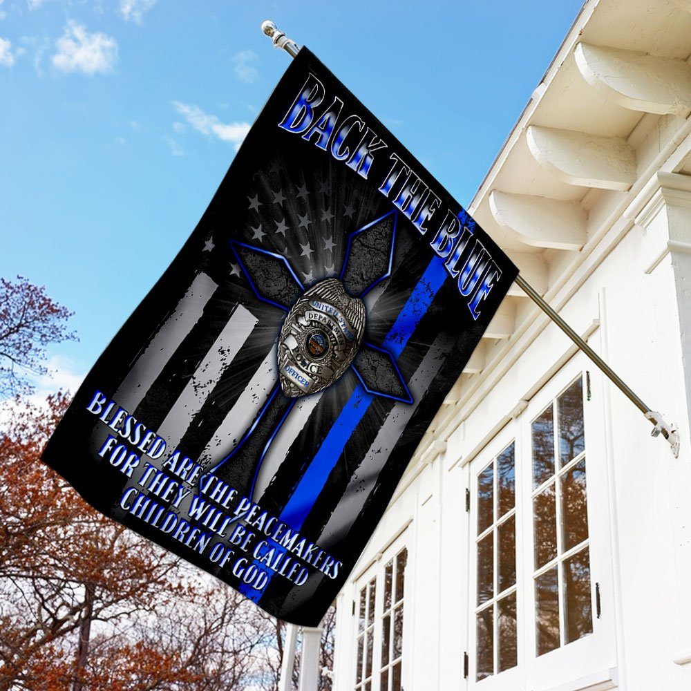 Back The Blue Police Flag