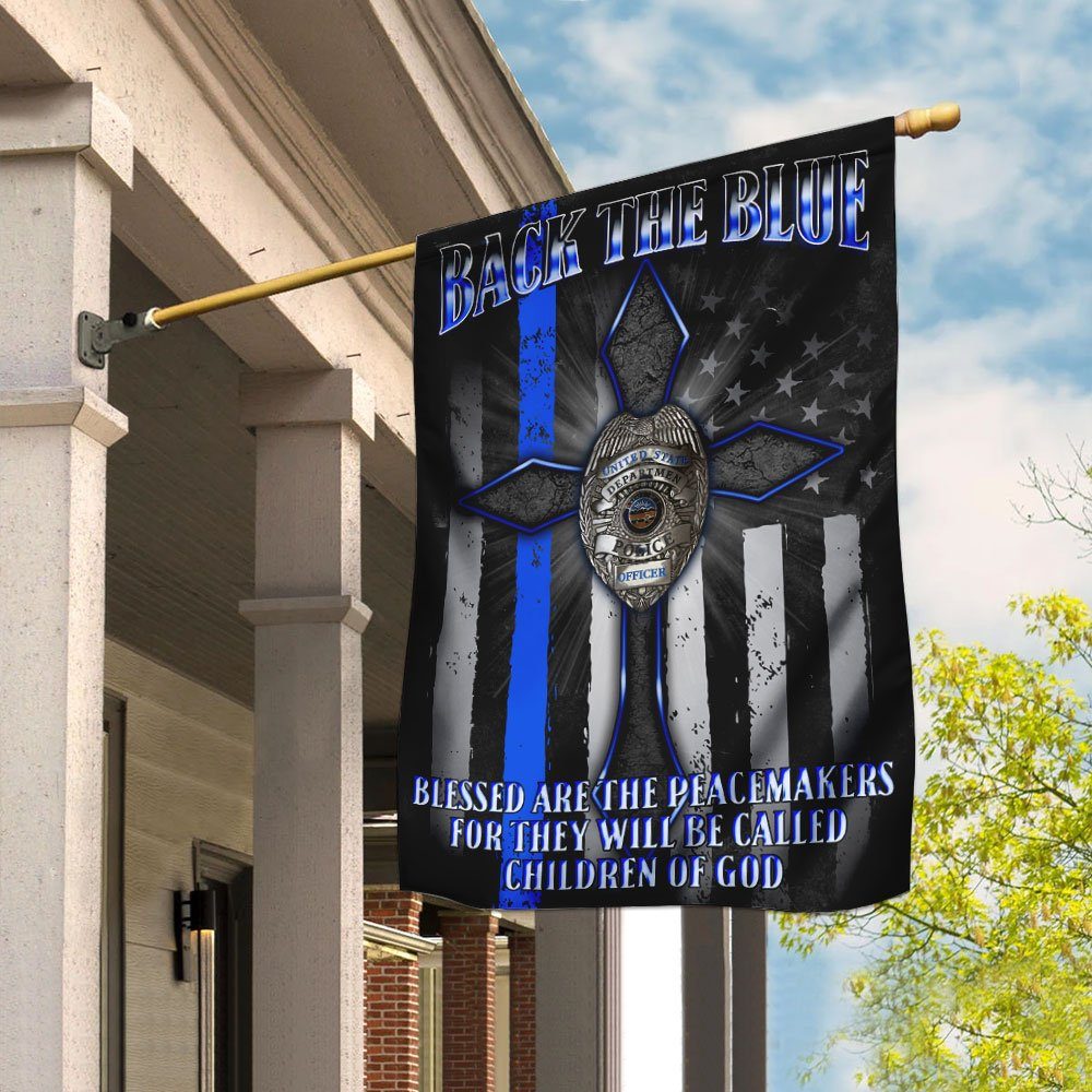 Back The Blue Police Flag