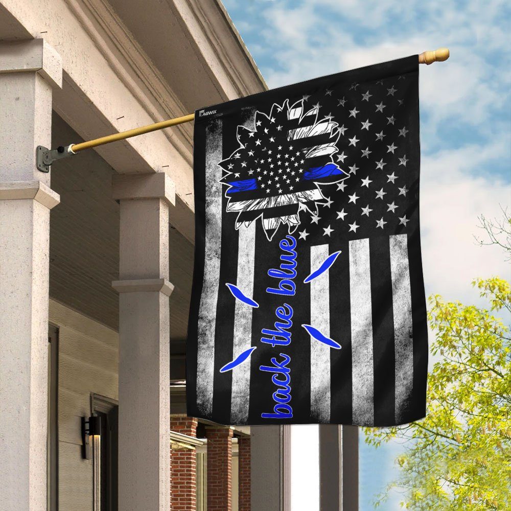 Back The Blue Police Flag