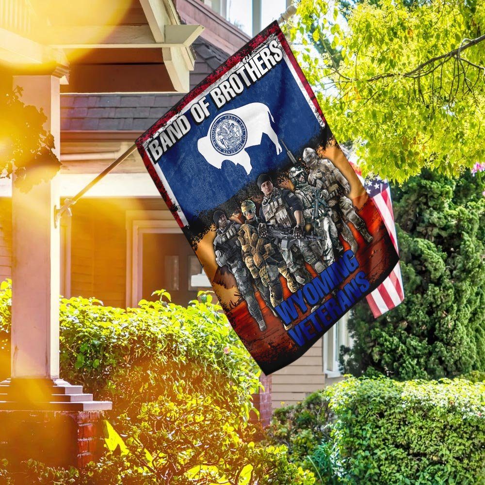 Band Of Brothers  Wyoming Veterans Flag