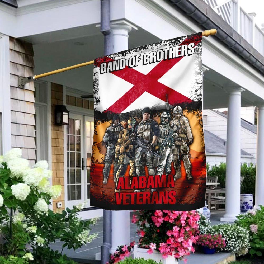 Band Of Brothers Alabama Veterans Flag