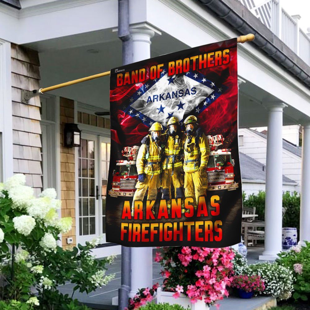 Band Of Brothers Arkansas Firefighters Flag