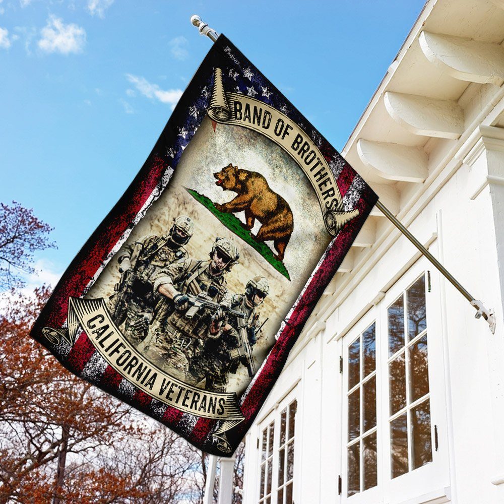 Band Of Brothers California Veterans Flag