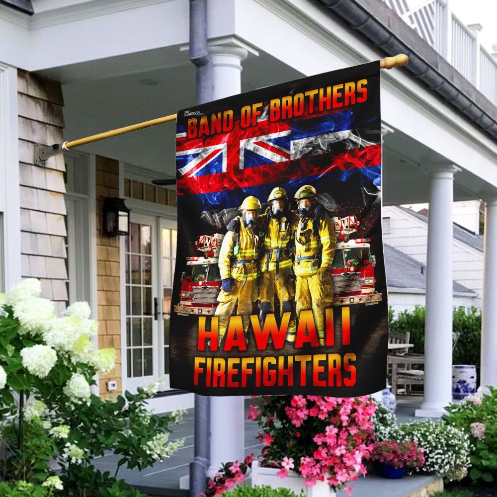 Band Of Brothers Hawaii Firefighters Flag