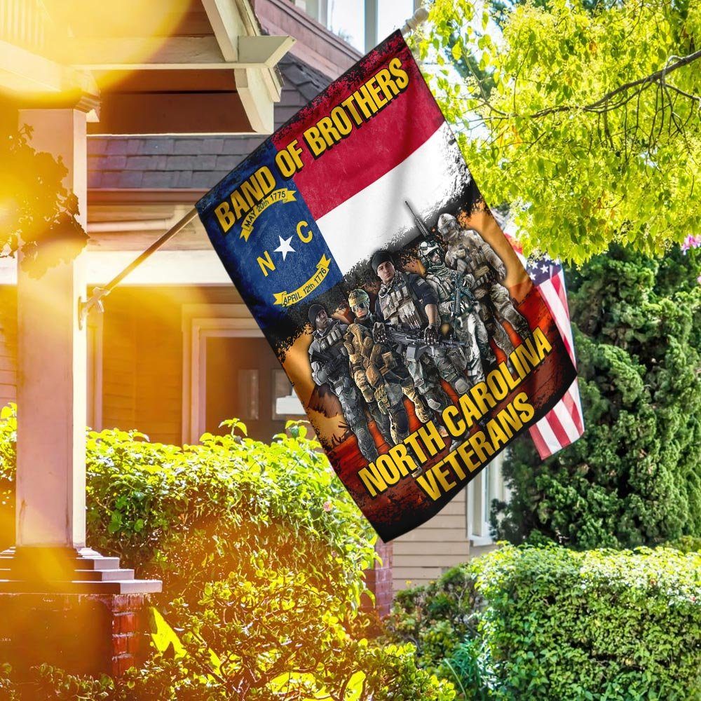 Band Of Brothers North Carolina Veterans Flag