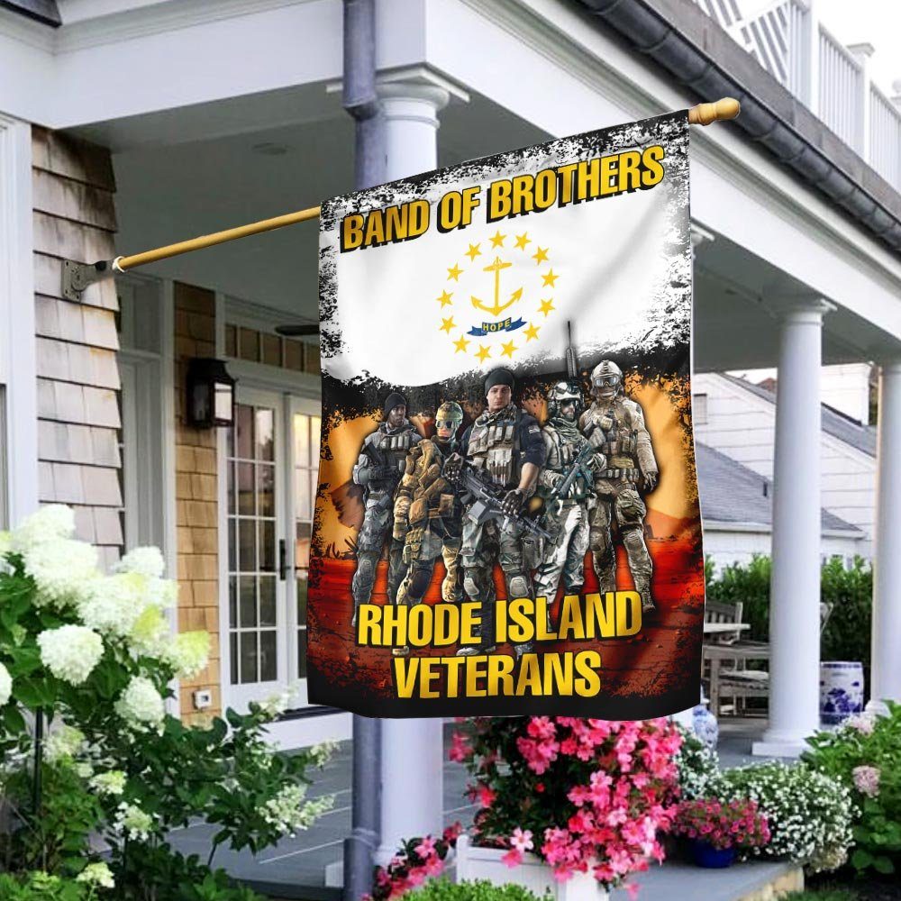 Band Of Brothers Rhode Island Veterans Flag