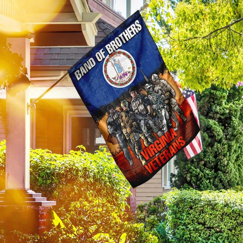 Band Of Brothers Virginia Veterans Flag