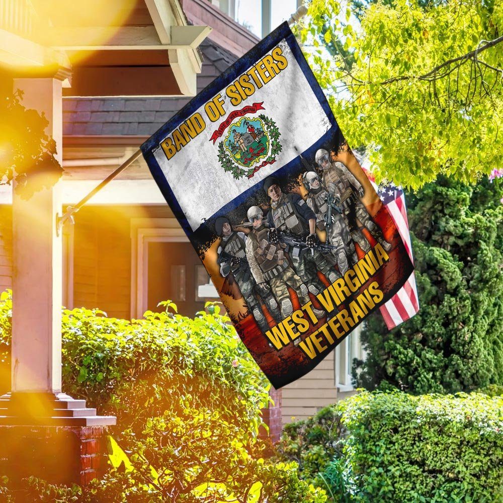 Band Of Sisters West Virginia Veterans Flag