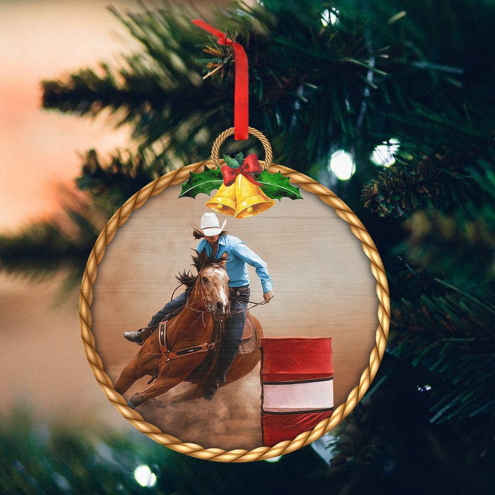 Barrel Racing American Ornament TRN1365O