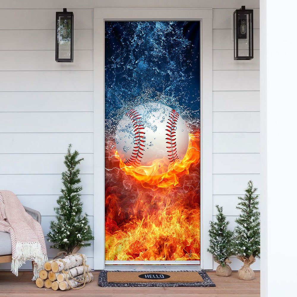 Baseball Door Cover