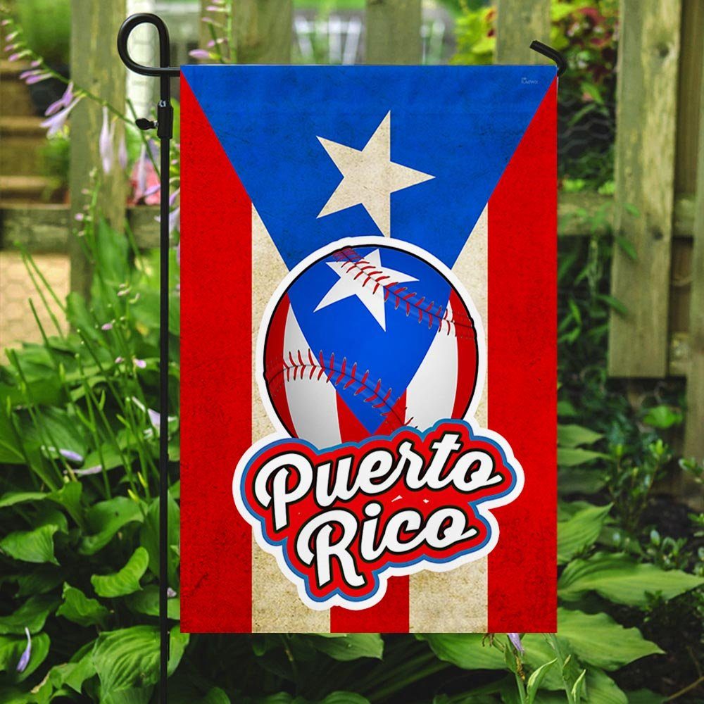 Baseball Puerto Rico Flag TQN1034F