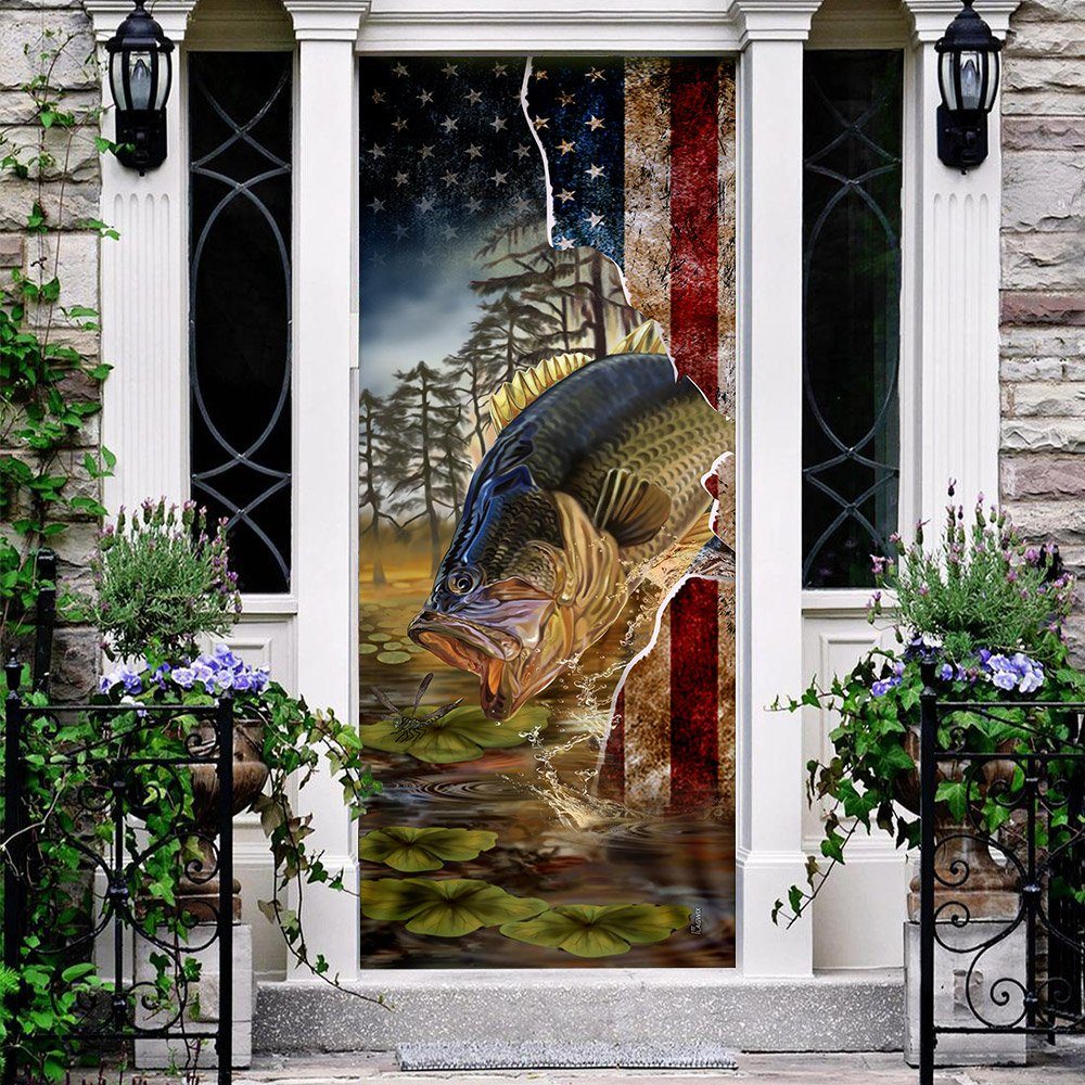 Bass Fishing Door Cover