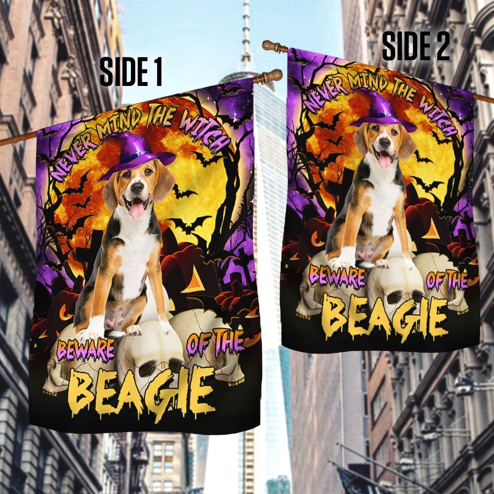 Beagle Halloween Flag THH3407Fv2 Beagle Halloween Flag THH3407Fv2