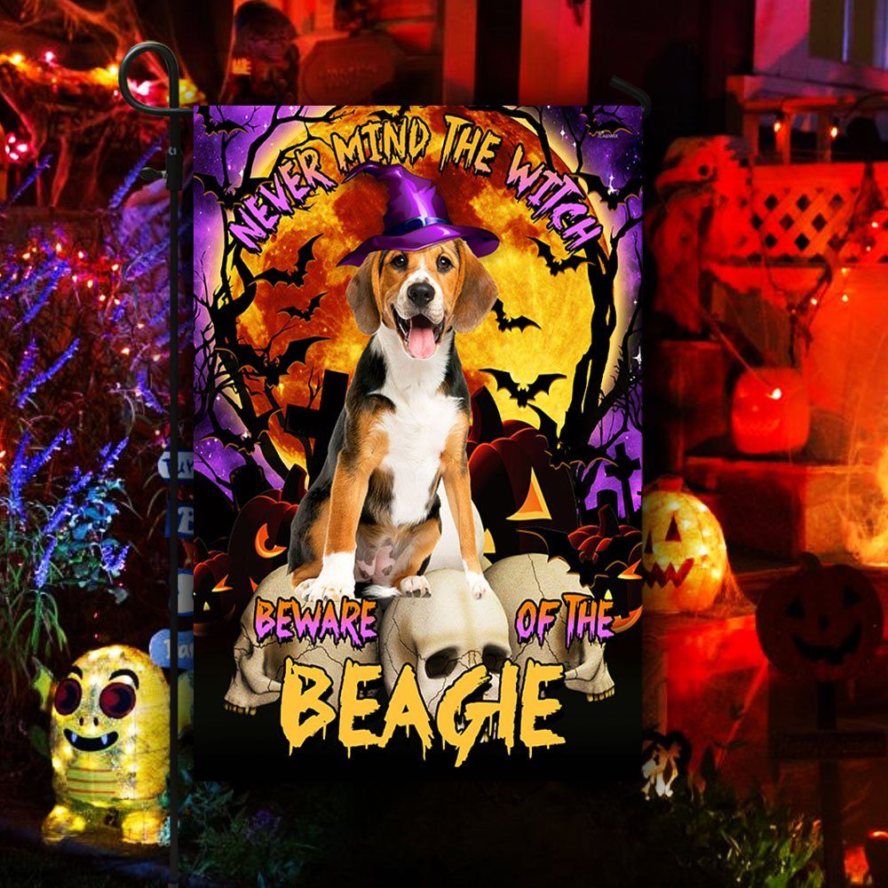 Beagle Halloween Flag THH3407Fv2 Beagle Halloween Flag THH3407Fv2