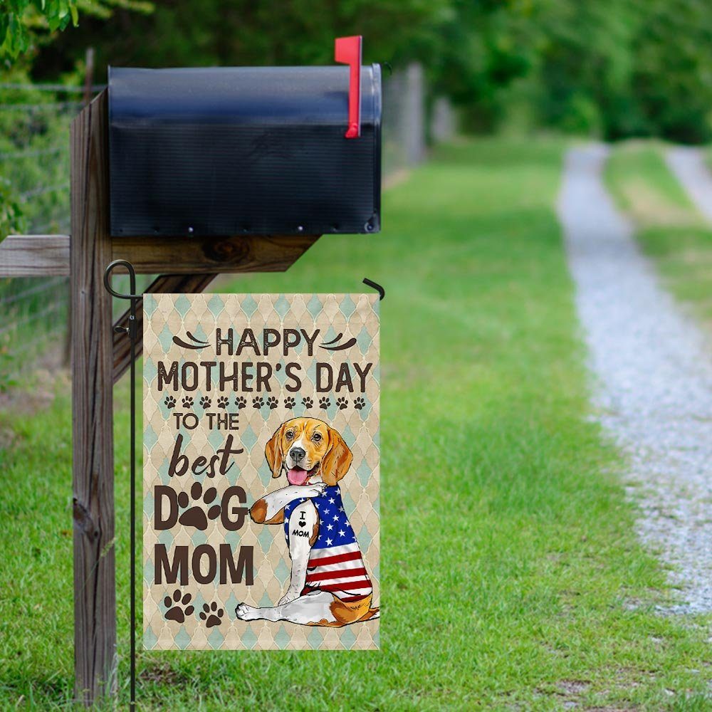 Beagle Happy Mother’s Day To The Best Dog Mom Flag