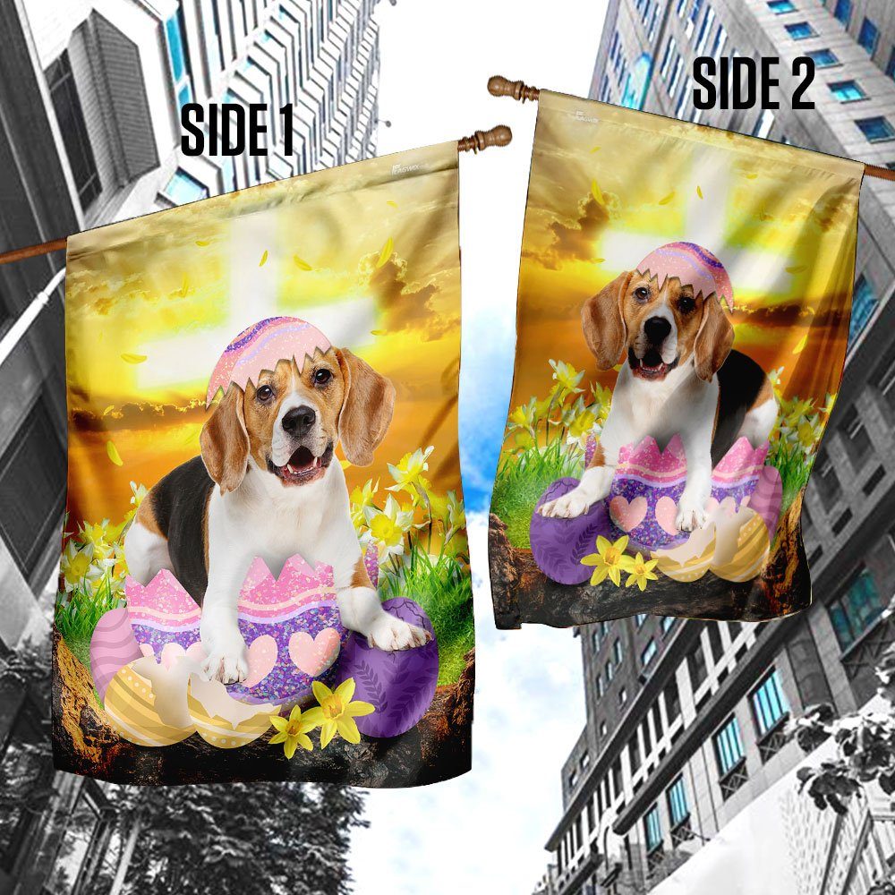 Beagle Is Ready For Easter Flag Beagle Is Ready For Easter Flag