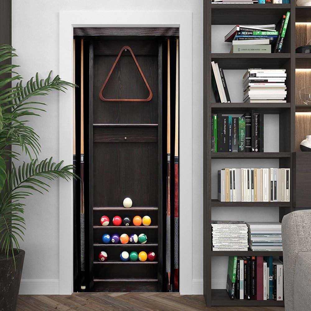 Beautiful Billiard Door Cover