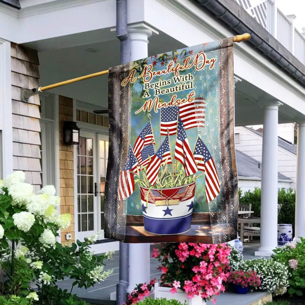 Beautiful Day, Beautiful Mind Set Flag