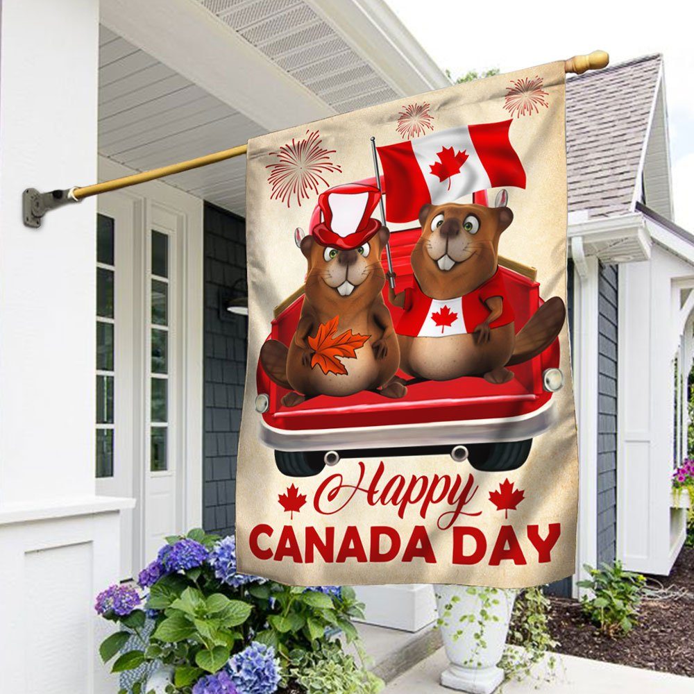 Beaver Canada Day Flag TQN204F
