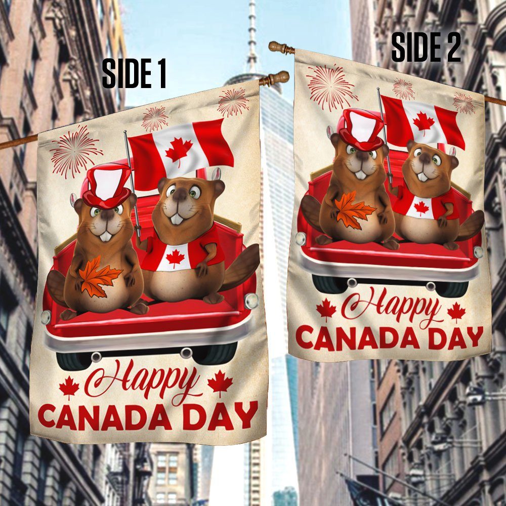 Beaver Canada Day Flag TQN204F