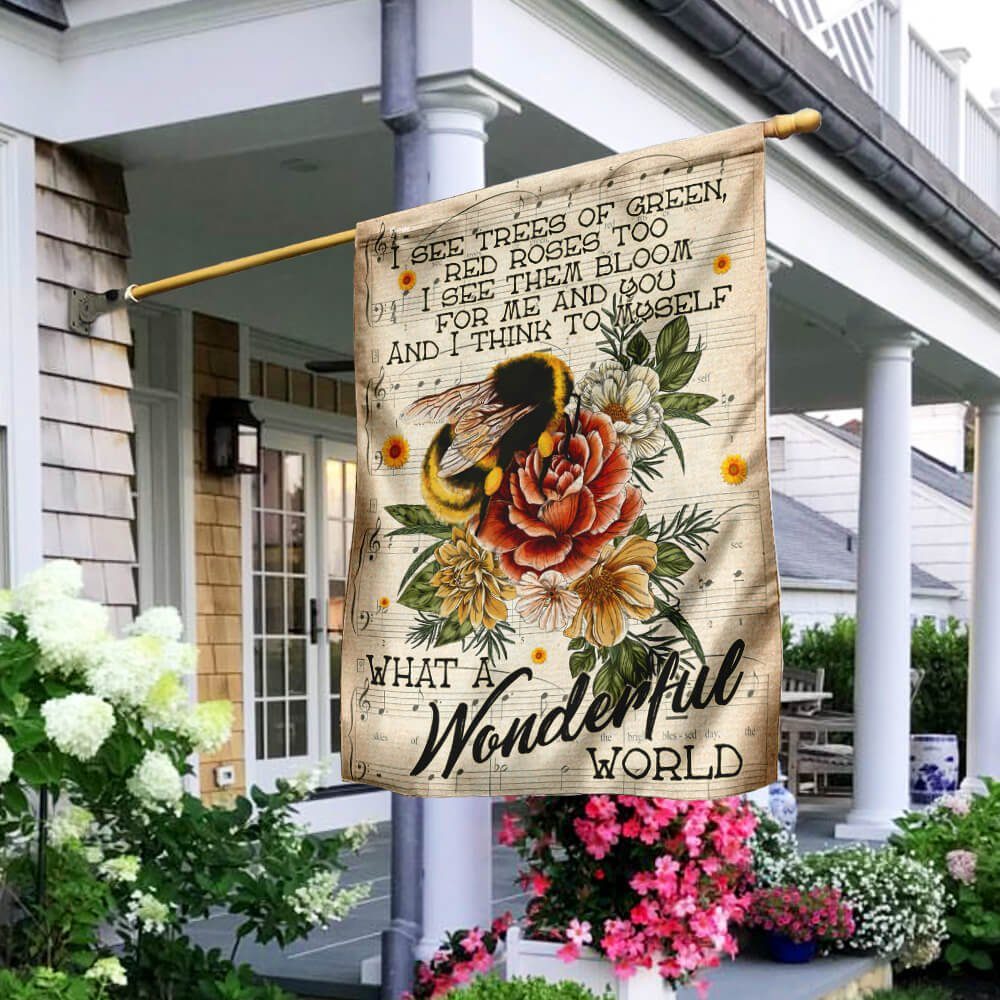 Bee Beautiful World Flag
