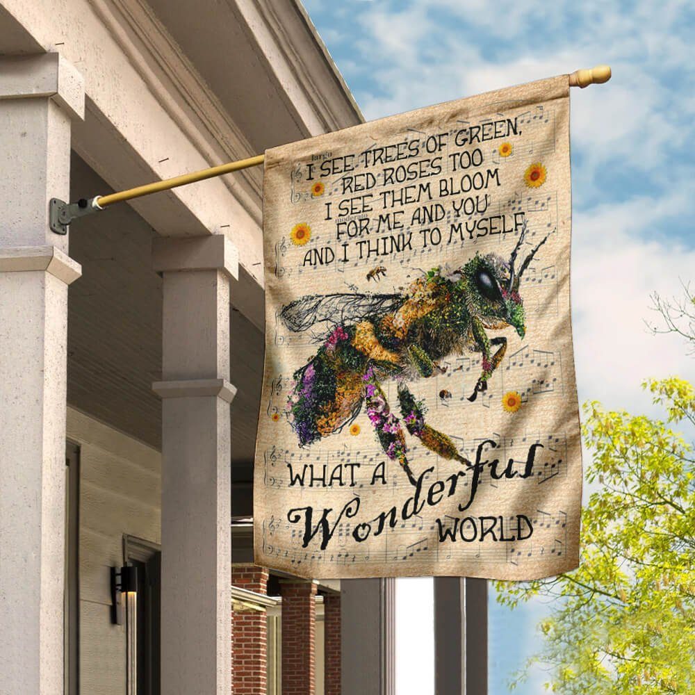 Bee Garden Flag