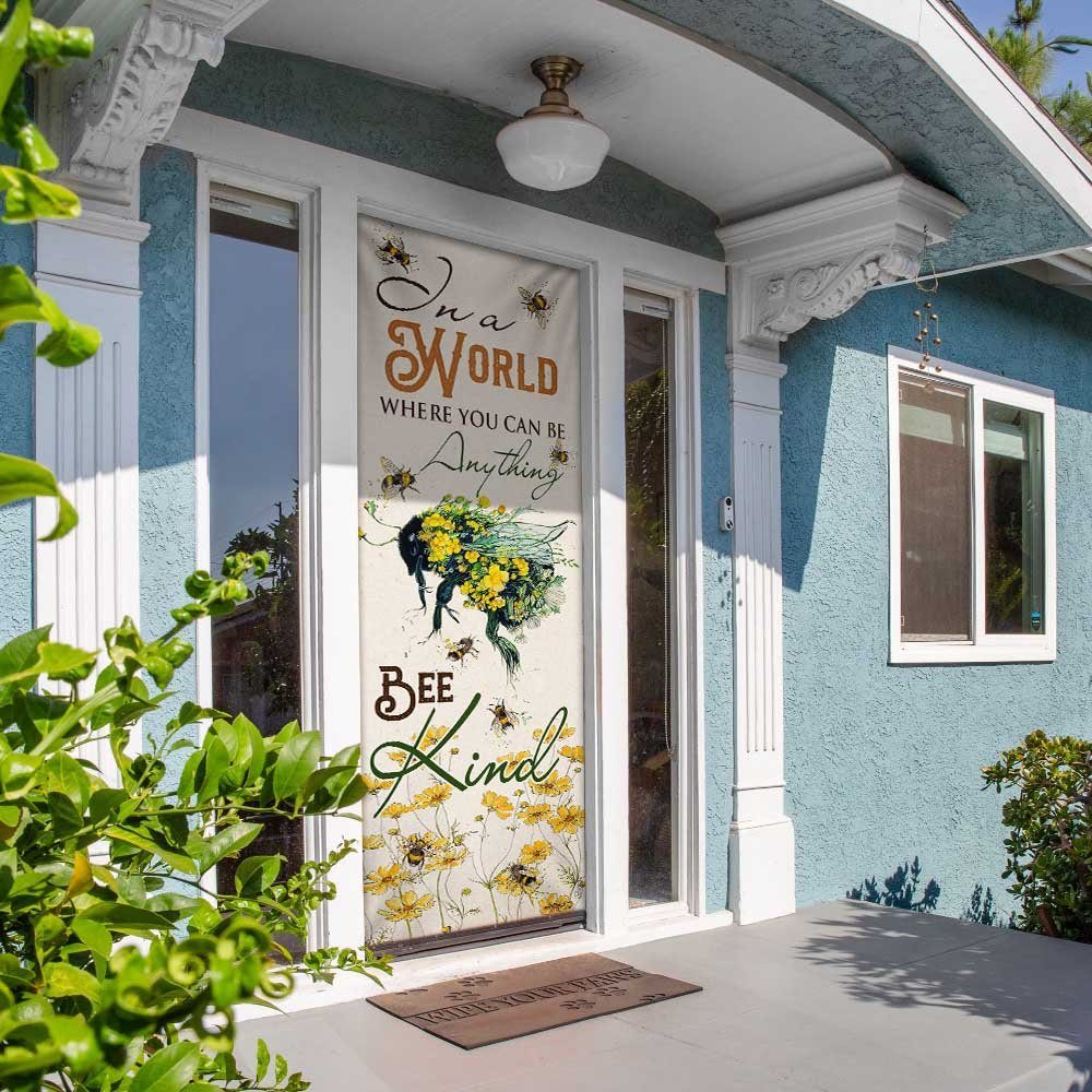Bee Kind Door Cover Bee Kind Door Cover