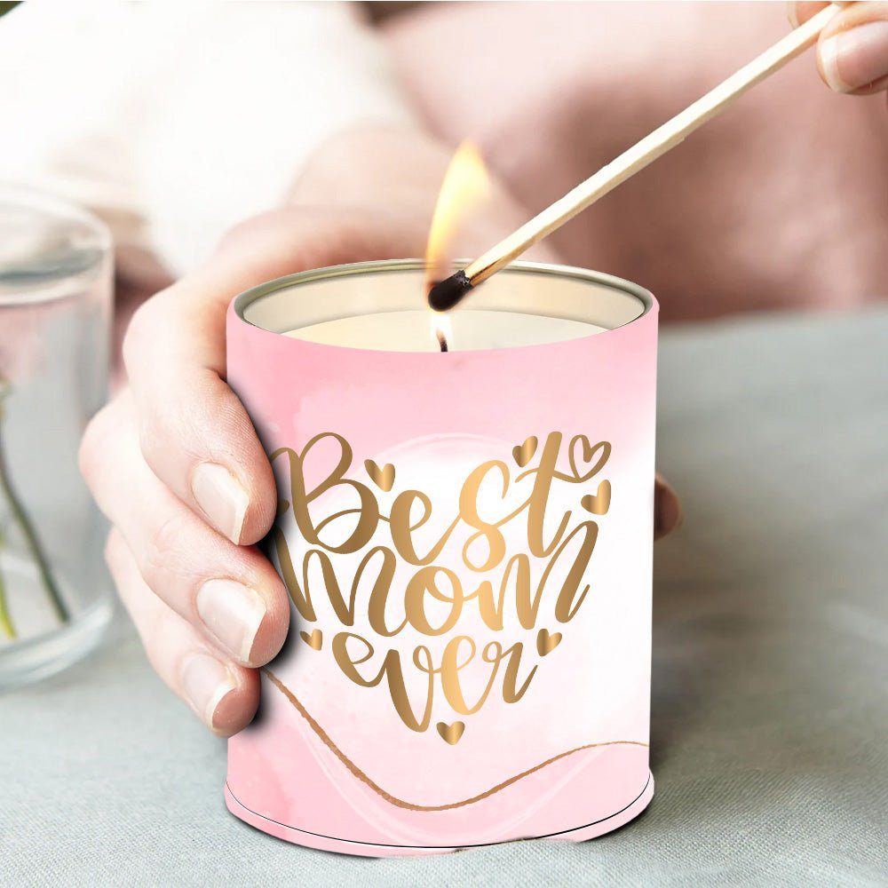 Best Mom Ever Candle Lavender Vanilla 10oz Tin Candle
