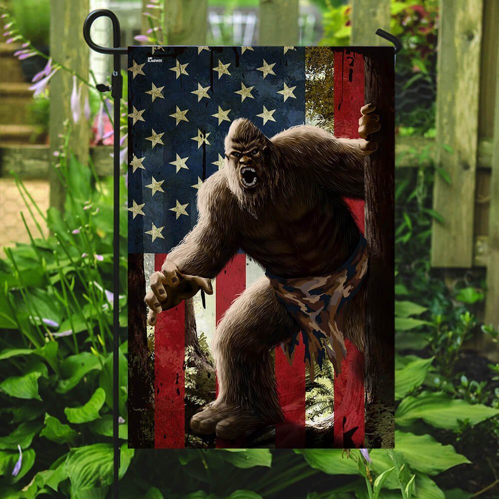 Big Foot American Flag Big Foot American Flag