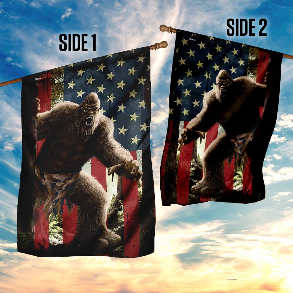 Big Foot American Flag Big Foot American Flag