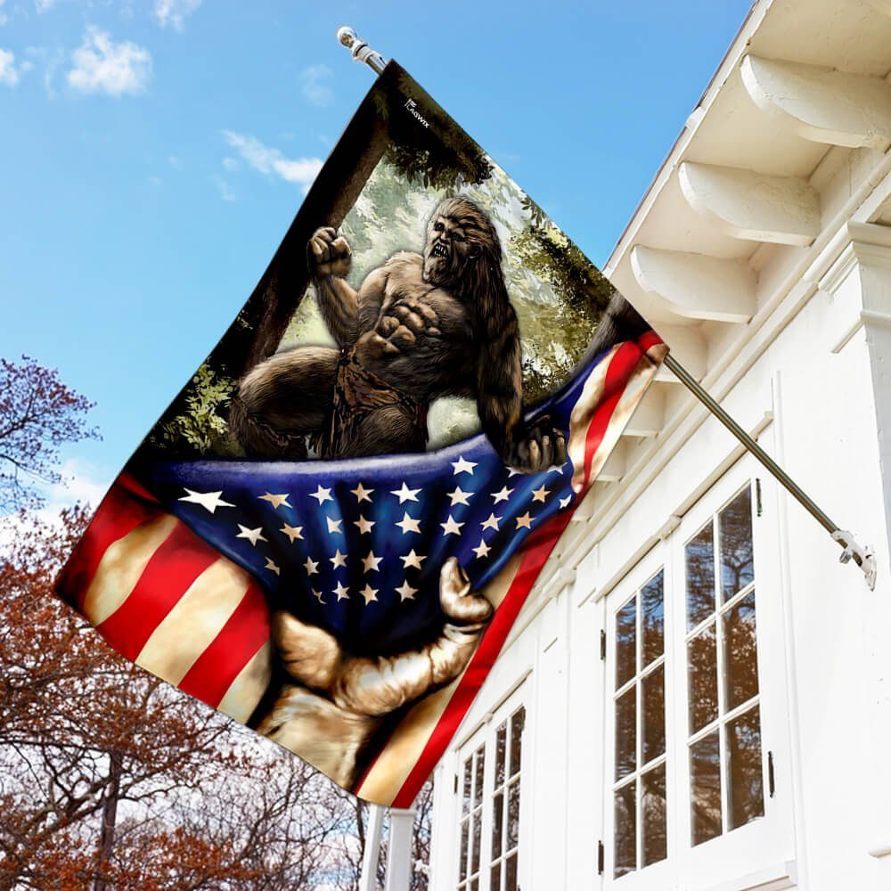 Bigfoot America Flag