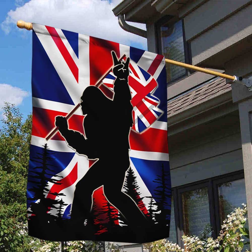Bigfoot Believe Flag Rock On DBD2786Fv3