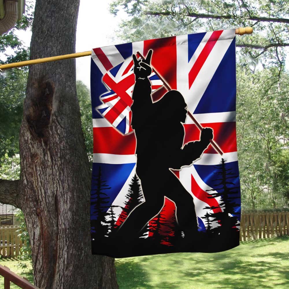 Bigfoot Believe Flag Rock On DBD2786Fv3