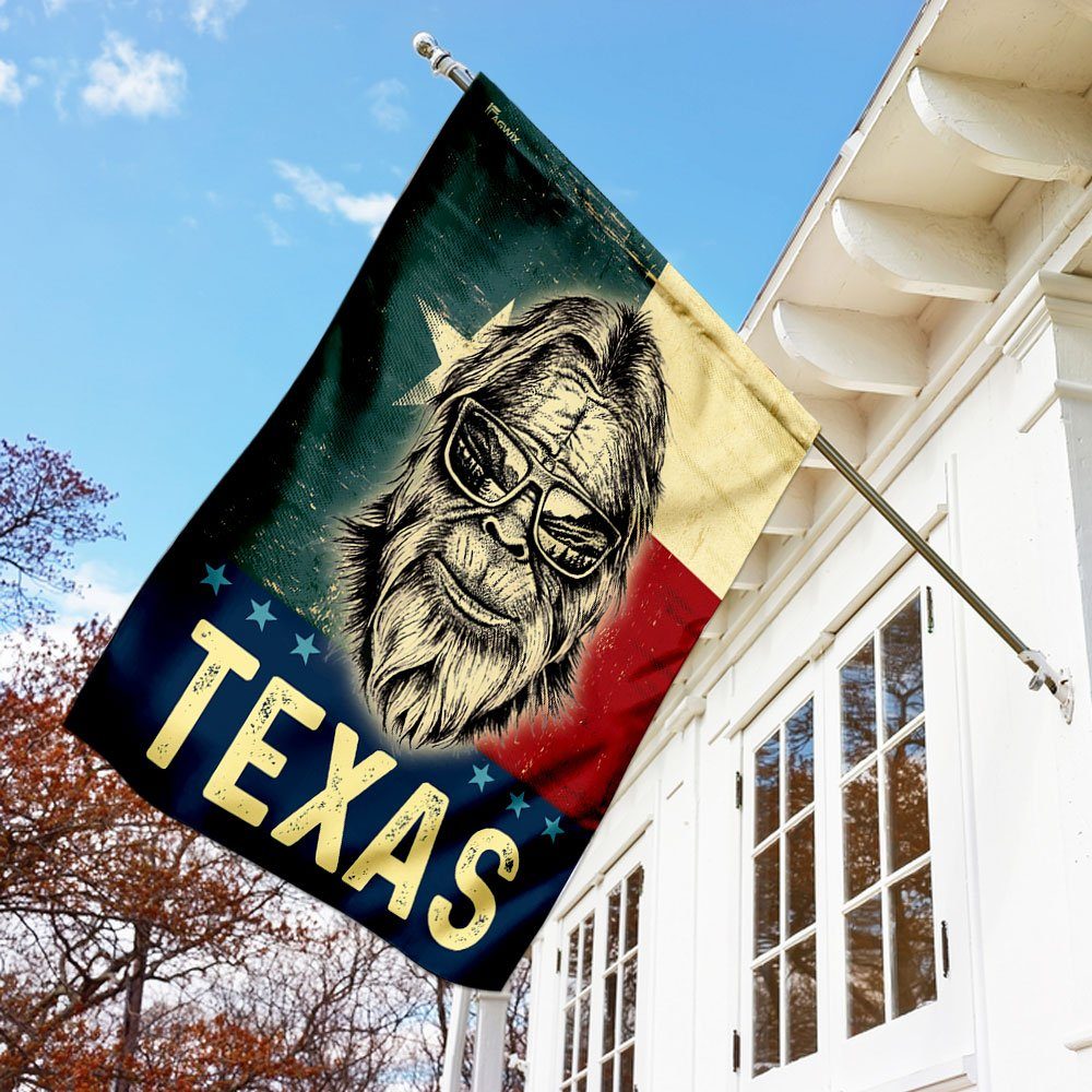 Bigfoot Texas Flag