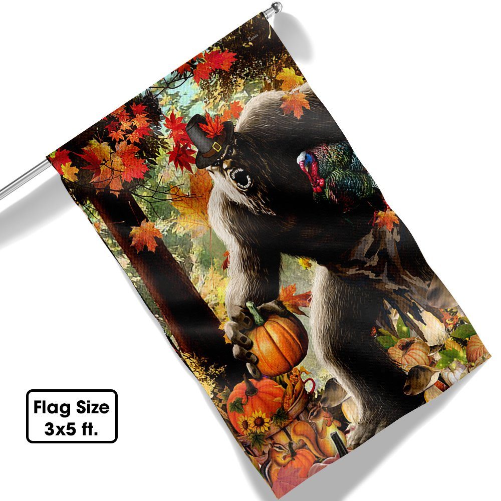 Bigfoot Thanksgiving Flag LNT567F Bigfoot Thanksgiving Flag LNT567F