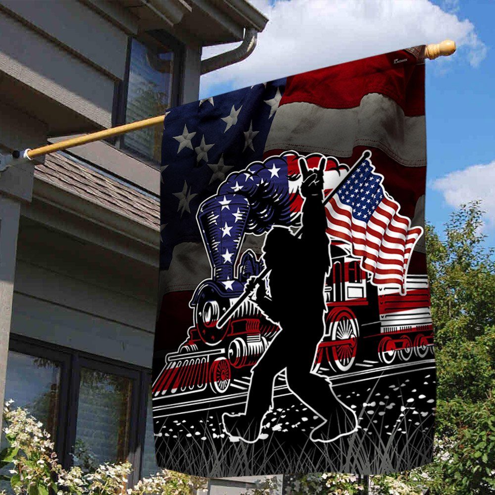 Bigfoot Train Flag MLH2148F