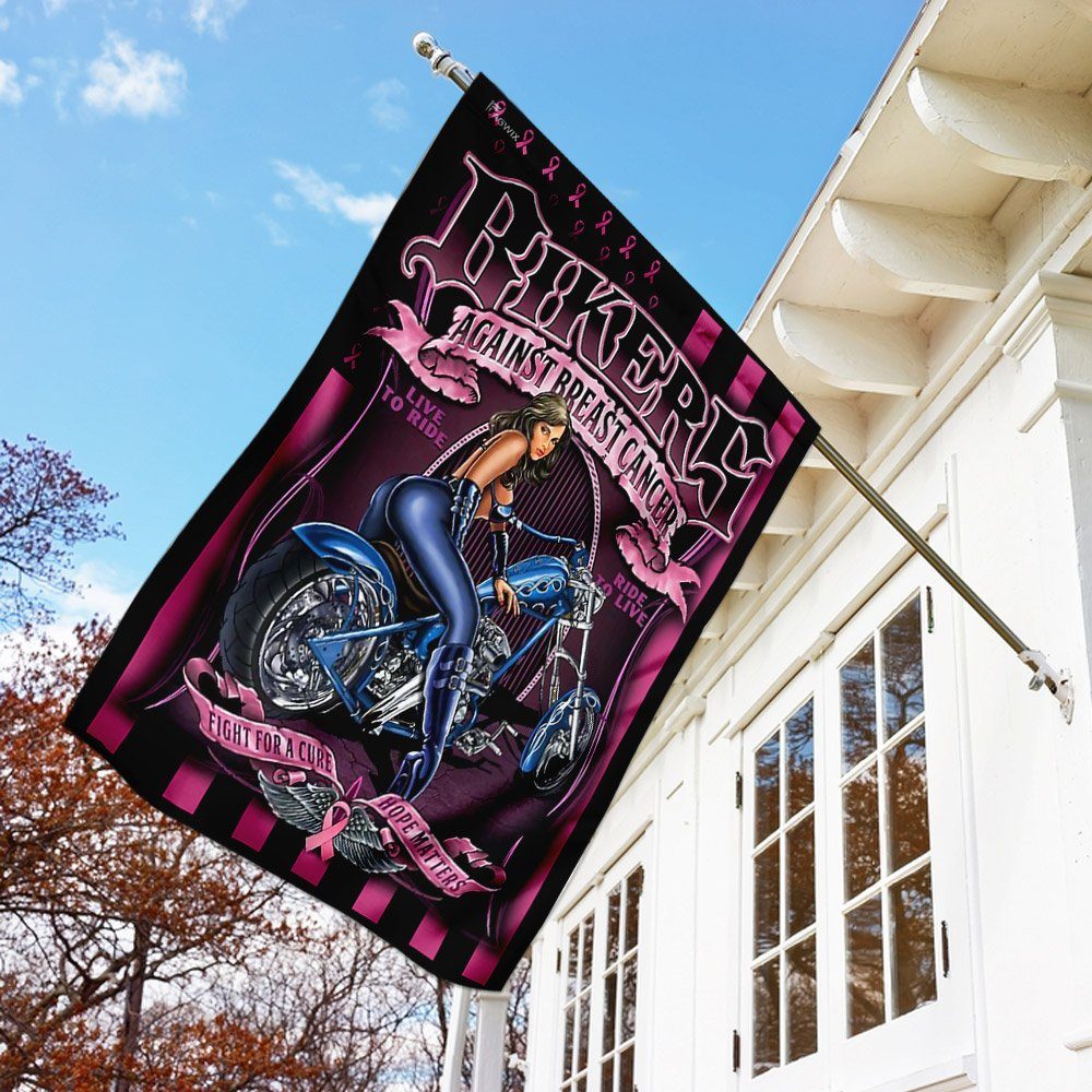 Bikers Against Breast Cancer Flag