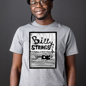 billy Strings Merchandise #7 Danny Barnes Fish Guitar T Shirt
