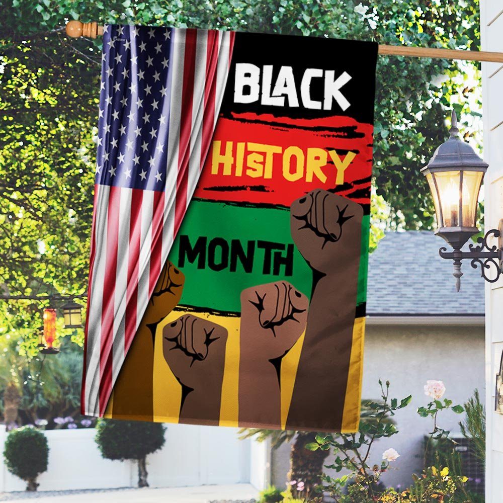Black History Month Flag African American Freedom Flag MLN847F Black History Month Flag African American Freedom Flag MLN847F