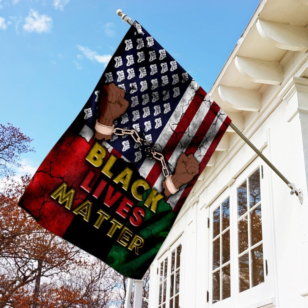 Black Lives Matter African American Flag