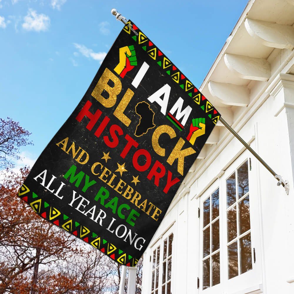 Black Month. Black History African Flag