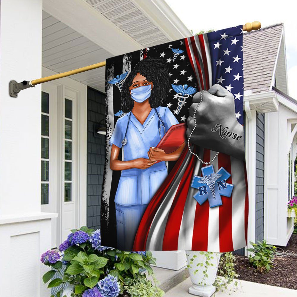 Black Women. Black Nurse. Nurse American Flag LHA2013F