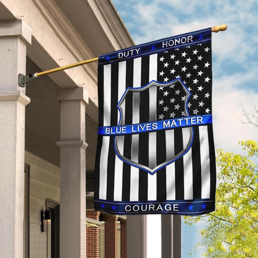 Blue Lives Matter Flag