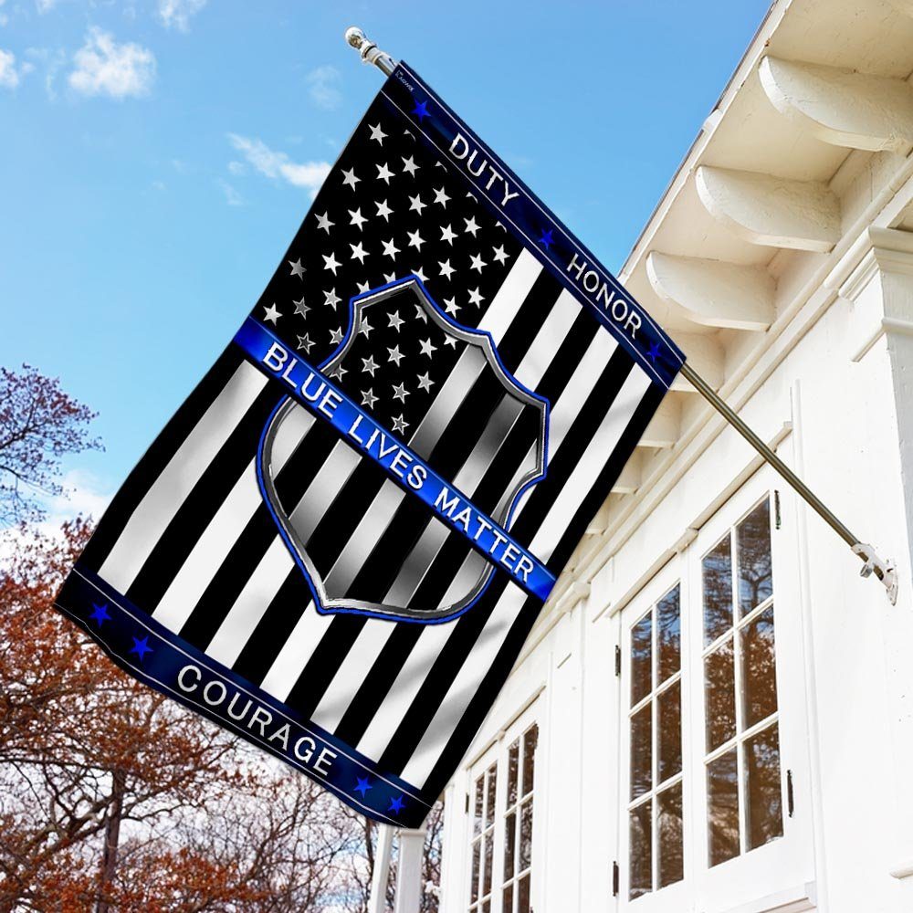 Blue Lives Matter Flag