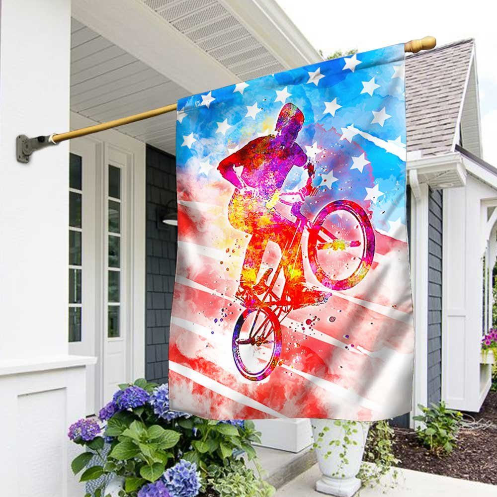 BMX Bicycle Motocross Flag