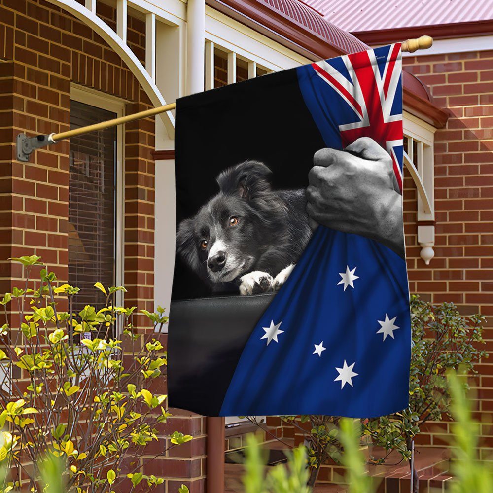 Border Collie Australian Flag TRL1663Fv6
