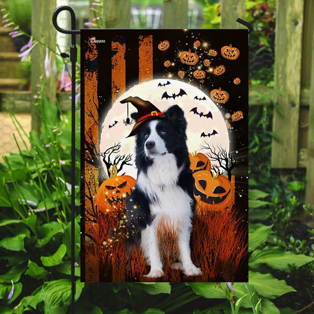Border Collie Happy Halloween Flag Border Collie Happy Halloween Flag