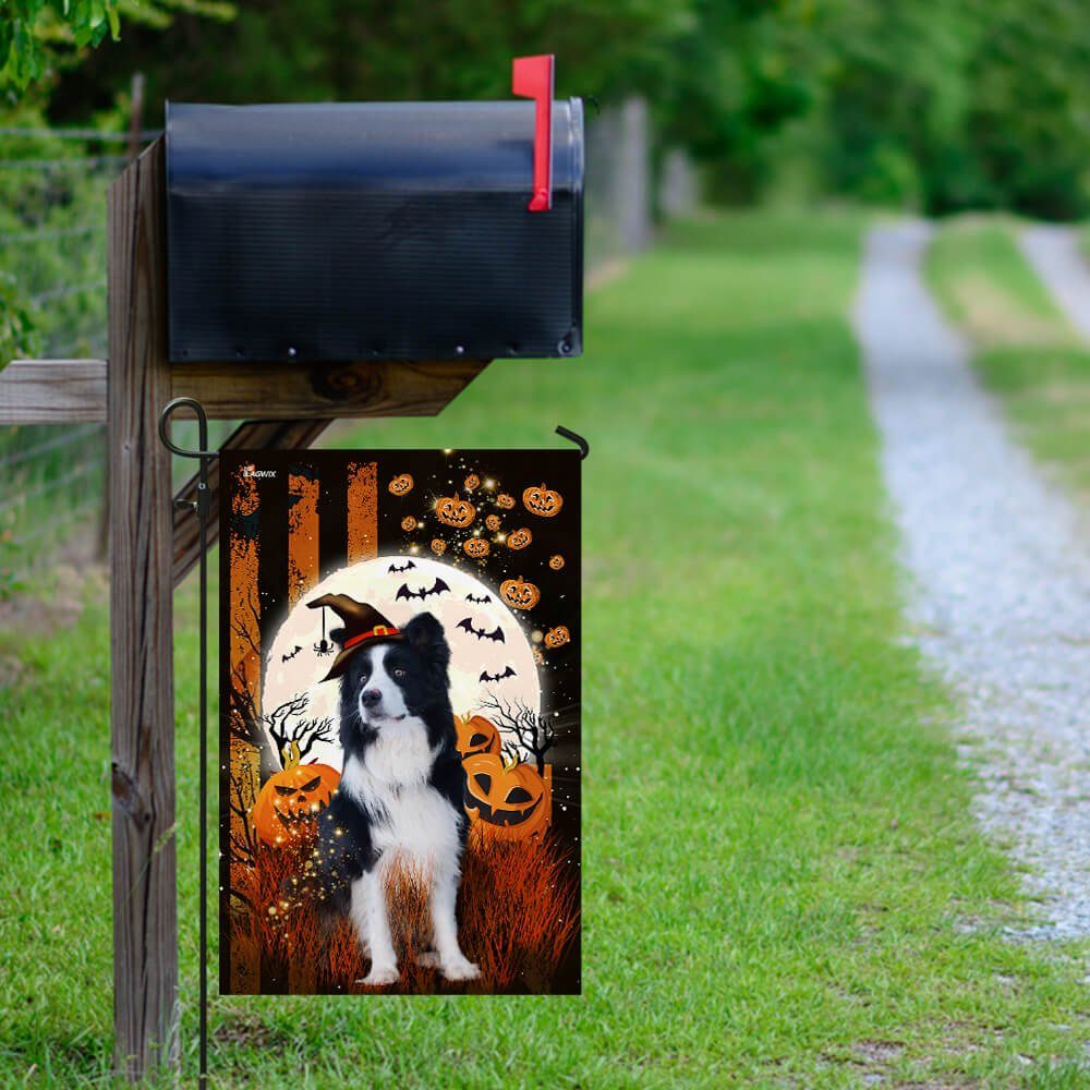 Border Collie Happy Halloween Flag Border Collie Happy Halloween Flag