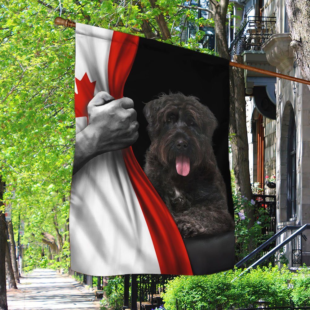 Bouvier des Flandres Canadian Flag TRL1293Fv1